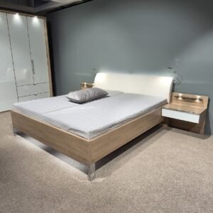 Loft 2 Bett 180 × 200 cm eiche hell – als Ausstellungsstück von Wiemann by NIKO