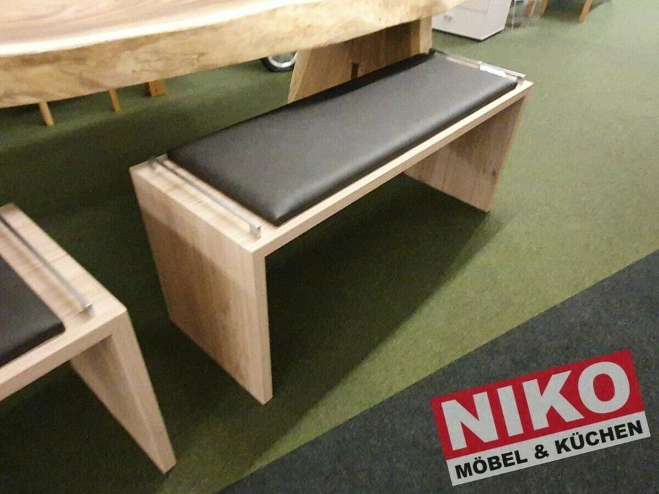 BERN Ankleidebank 120 cm Steineiche/Graphit von Wiemann – – Produktansicht 1