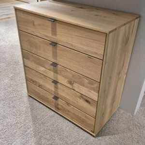 CARDIFF Schubladenkommode 80 cm Eiche Bianco von Wiemann – Produktansicht 1