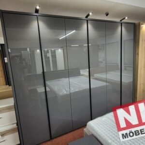 CATANIA Kleiderschrank 300 cm Lava/Glas Lava von Wiemann – Produktansicht 1