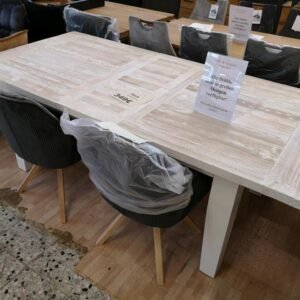 Esstisch massiv ausziehbar 180–220 × 105 cm by Möbel Sonderposten Markt