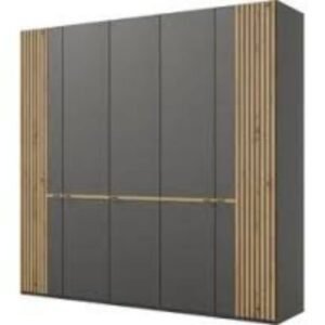 Musterring Kleiderschrank Grafit/Bianco Neu OVP by Starmöbel – Originalfoto 1