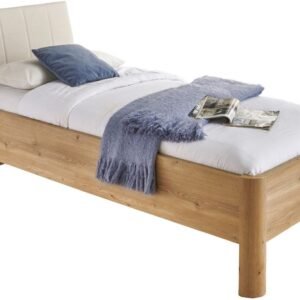 Wiemann Bern Bett 120 cm Bianco Eiche/Champagner Neu by Starmöbel – Originalfoto 1