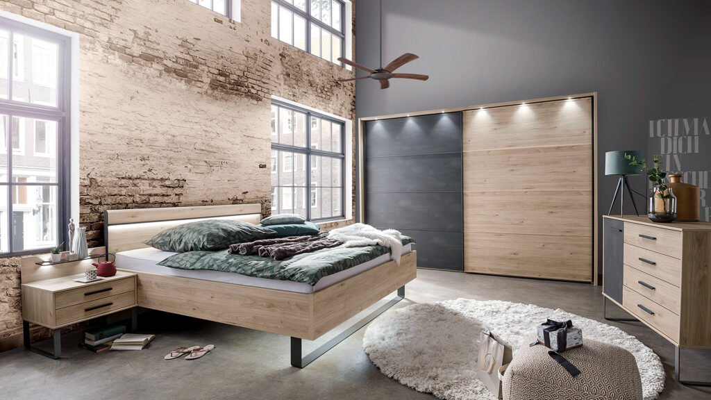 Wiemann Brüssel Schlafzimmer-Serie – Modellbeispiel
