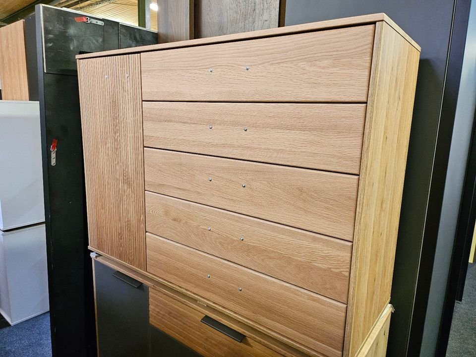 Wiemann Kommode Eiche Teilmassiv Neu Ausstellungsstück by Starmöbel – Originalfoto 1