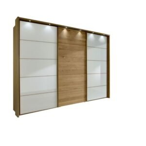 Wiemann Kufstein Schweber 250 x 216 Eiche Glas weiß by Starmöbel – Originalfoto 1