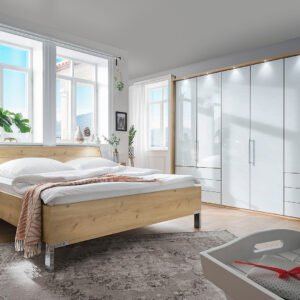 Loft Bett 180 × 200 cm Weiß – als Ausstellungsstück von Wiemann by NIKO