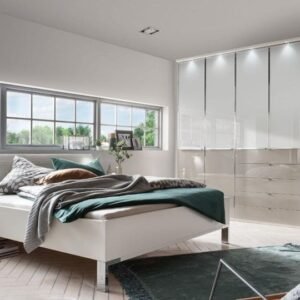 Wiemann Monaco Bett 180 x 200 weiß/KIeselgrau OVP Neu by Starmöbel – Originalfoto 1