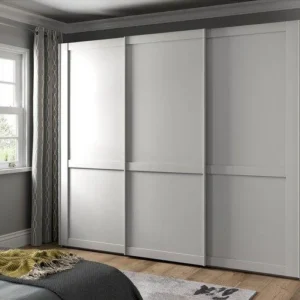 MARLOW Schwebetürenschrank 246,3 cm Weiß – Neu & OVP – Originalfoto von Starmöbel
