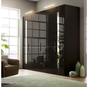 Musterring Kleiderschrank GrafitFront Glas Grafit Neu Fotostudio by Starmöbel – Originalfoto 1