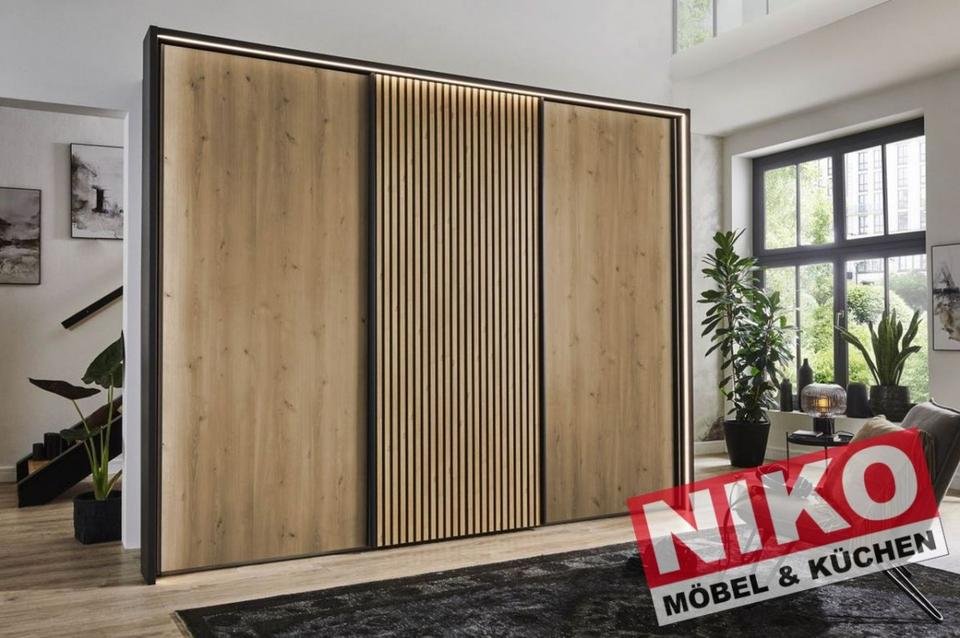 DENVER Kleiderschrank-Serie Graphit – individuell planbar by NIKO