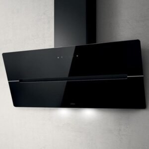 ELICA WISE 90 BK Wandhaube 90 cm Glas Schwarz – Produktansicht 1