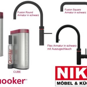 Quooker Set2 Flex schwarz + PRO3 + CUBE2.0 by NIKO – Produktansicht 1