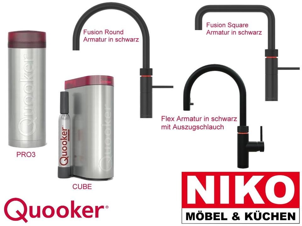 Quooker Set2 Flex schwarz + PRO3 + CUBE2.0 by NIKO – Produktansicht 1