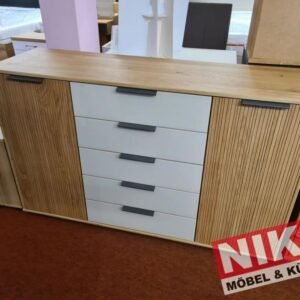 RHODOS Kommode bianco eiche Wiemann Ausstellungsstück by NIKO – Produktansicht 1