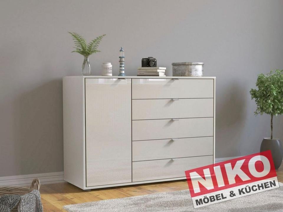 QUITO Kommode champagner Wiemann Ausstellungsstück by NIKO – Produktansicht 1