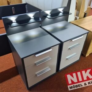 NIZZA Nachtkonsolen Paar Wiemann Ausstellungsstück by NIKO – Produktansicht 1