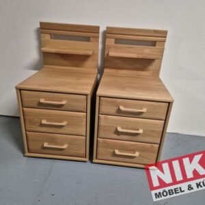 NIKO-08 Nachtkonsolen Paar Erle Ausstellungsstück Wiemann by NIKO – Produktansicht 1