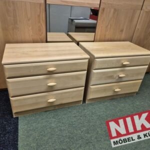 NIKO-3 Nachtkonsolen in Birke Wiemann Ausstellungsstück by NIKO – Produktansicht 1