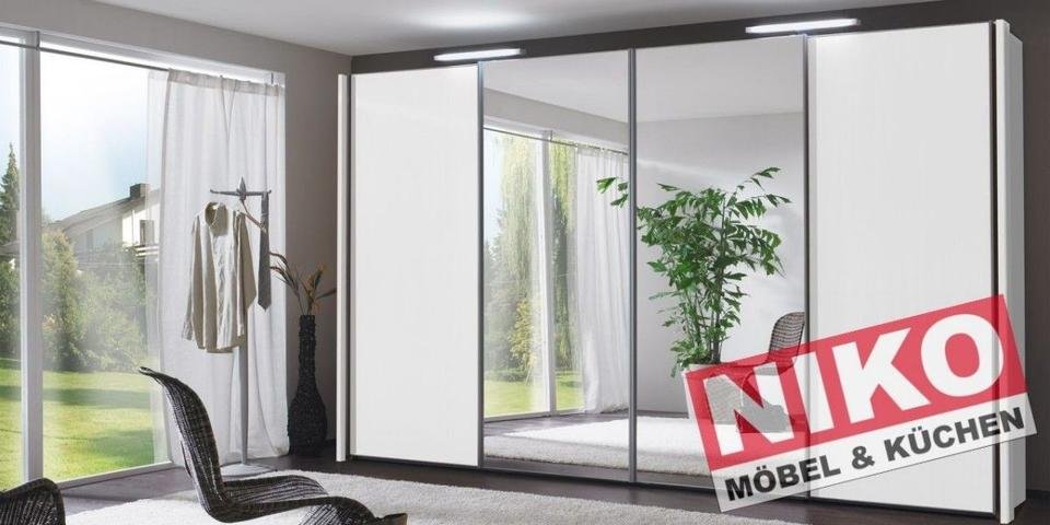 MIAMI Plus Kleiderschrank 3,3m Ausstellungsstück by NIKO – Produktansicht 1