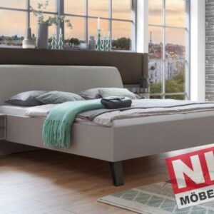 MONZA Bett 180x200cm kieselgrau Ausstellungsstück by NIKO – Produktansicht 1