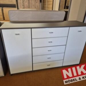MALIBU Kombikommode Glas Ausstellungsstück Wiemann by NIKO – Produktansicht 1