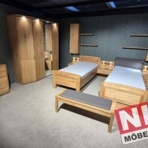 GRAZ Ankleidebank 120 cm Erle/Havanna – Produktansicht 1