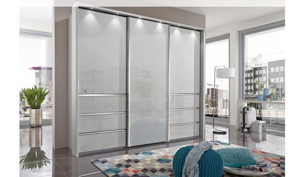 MALIBU Kleiderschrank Neu & OVP 2,5m weiß Wiemann by NIKO – Produktansicht 1