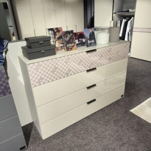 JOOP! STUDIO Schubladenkommode 160 cm Glas Champagner – Produktansicht 1