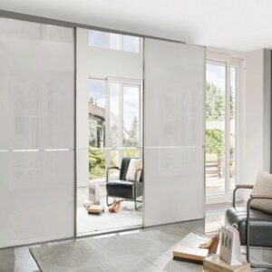 Schwebetürenschrank Ausstellungsstück Glas Sahara Wiemann by Starmöbel