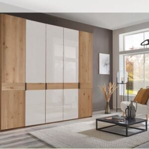 Wiemann Cardiff Kleiderschrank Bianco/Glas weiß Neu OV by Starmöbel – Originalfoto