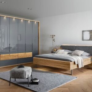 Wiemann Neu Schlafzimmerset Bianco Eiche Glas Schiefer by Starmöbel – Originalfoto